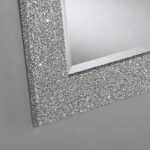 Glitter Frame Contemporary Wall Mirror