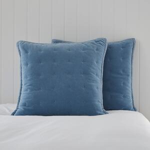 Dorma Adeena Blue Continental Pillowcase Blue