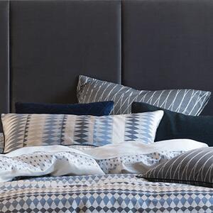 Northbrook Geometric Pair Pillowcase Indigo
