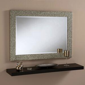 Glitter Frame Contemporary Wall Mirror