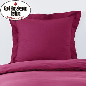 Non Iron Plain Dye Mulberry Continental Square Pillowcase Purple
