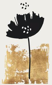 Illustration Black Poppy, Kubistika, (26.7 x 40 cm)