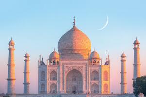 Poster Taj Mahal - Sunset, (91.5 x 61 cm)