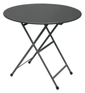 Arc en Ciel Foldable table - Ø 80 cm by Emu Grey