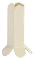 Arcs Small Candle stick - / Metal - H 9 cm by Hay White/Beige