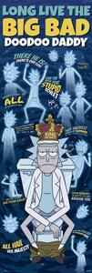 Poster Rick & Morty - Doodoo Daddy, (53 x 158 cm)