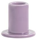 Tube Small Candle stick - / H 5 cm - Ceramic by Hay Purple