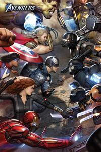 Poster Avengers Gamerverse - Face Off, (61 x 91.5 cm)
