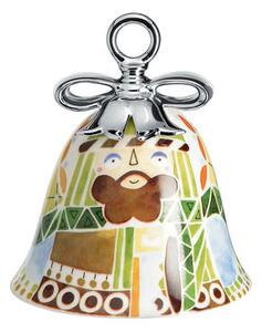 Holy Family Bauble - Joseph - Hand painted Bone China by Alessi Multicoloured