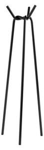 Knit Standing coat rack - / Steel - H 161 cm by Hay Black