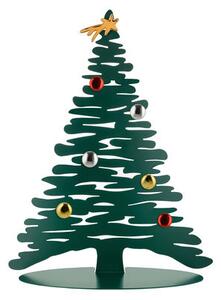 Bark Tree Christmas decoration - / Christmas tree H 45 cm + 6 coloured magnets by Alessi Green