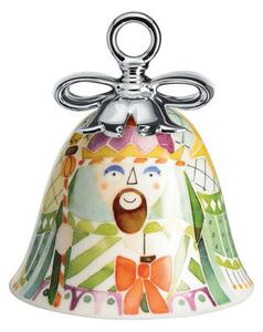 Holy Family Bauble - Melchior - Hand painted Bone China by Alessi Multicoloured