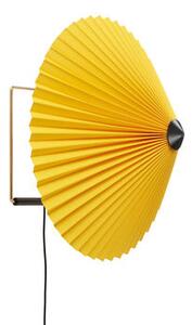 Matin Large Wall light with plug - / LED - Ø 38 cm by Hay Yellow
