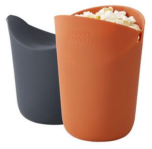 M-Cuisine Popcorn Makers - Set of 2 by Joseph Joseph Orange/Grey