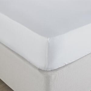 Stonewash Fitted Bed Sheet White