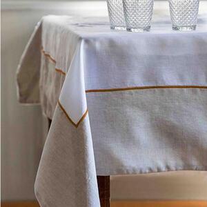 JACKIE TABLECLOTH WHITE LINEN