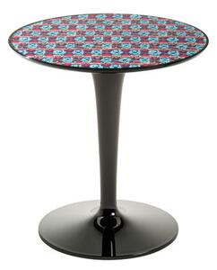 Tip Top La Double J End table - / PMMA top by Kartell Blue/Red/Black