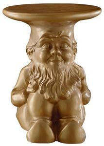 Gnome Napoléon End table by Kartell Gold