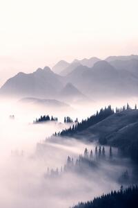 Art Photography Misty mountains, Sisi & Seb, (26.7 x 40 cm)