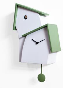 JAZZ TIME CUCKOO CLOCK - White & Green