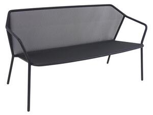 Darwin Straight sofa - Metal - L 140 cm by Emu Black