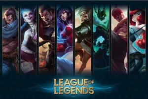 Poster League of Legends - Champions, (91.5 x 61 cm)