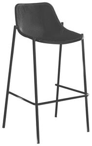 Round Bar chair - Metal - H 78 cm by Emu Black