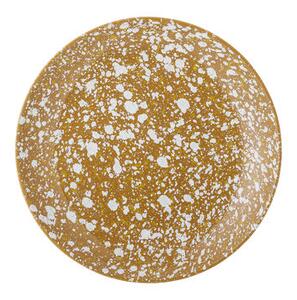Carmel Plate - / Ø 26 cm - Sandstone by Bloomingville Yellow/Brown
