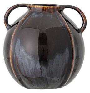 Vase - / Ceramic - Hand-made/ H 15 cm by Bloomingville Brown