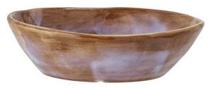 Lotus Salad bowl - / Ø 19 x H 5.5 cm - Sandstone by Bloomingville Brown