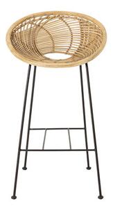 Yonne Bar chair - / Rattan - H 72 cm by Bloomingville Beige/Natural wood