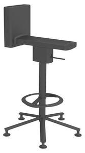 360° Swivel bar stool - Pivoting - Wheels by Magis Black