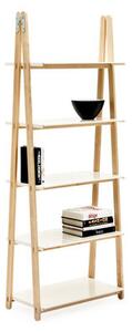 One Step Up Shelf - Bookcase by Normann Copenhagen White/Natural wood