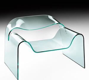 Ghost Low armchair by FIAM Transparent