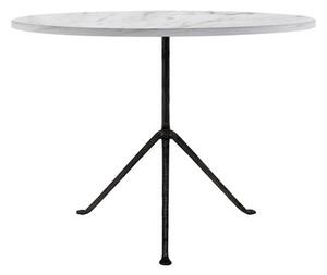 Officina Outdoor Round table - Ø 100 cm - Marble top by Magis White/Black