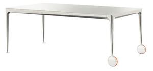 Big Will Rectangular table - 240 x 110 cm by Magis White/Metal