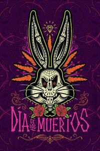 Art Poster Bugs Bunny - Day of the Dead, (26.7 x 40 cm)