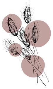 Illustration Delicate Botanicals - Wheat, Alina Buffiere, (30 x 40 cm)