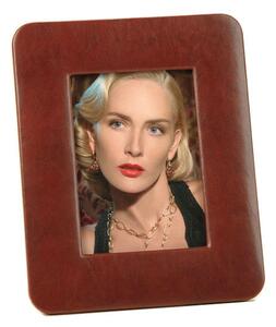 LEATHER PHOTO FRAME - Brown Tamp