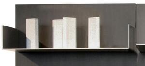 IWall Bookcase - 2 raised edges shelf - L 78 cm by Zeus Metal