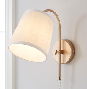 Lorelai Easy Fit Plug-In Wall Light Gold