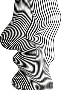 Illustration Wave lines, Studio Mottos, (30 x 40 cm)