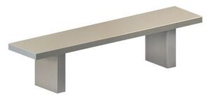 Tommaso OUTDOOR Bench - / L 160 cm - Painted steel by Zeus Grey