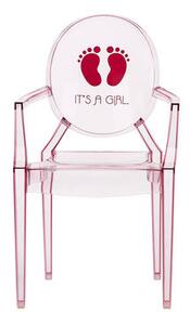 Lou Lou Ghost Children armchair - / Patterns by Kartell Pink