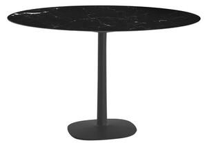 Multiplo indoor/outdoor - Round table - For outdoor - Ø 118 cm by Kartell Black