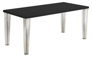 Top Top Rectangular table - 160 cm - lacquered table top by Kartell Black