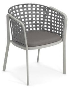 Carousel Armchair - / Synthetic rope & metal by Emu Grey