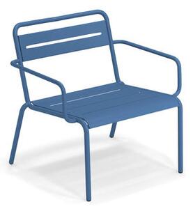 Star Stackable low armchair - / Metal by Emu Blue