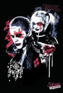 Art Print Suicide Squad - Harley and Joker, (26.7 x 40 cm)