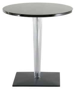 TopTop - Dr. YES Round table - Round table top Ø 60 cm by Kartell Black